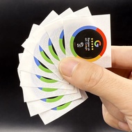 สติ๊กเกอร์รีวิว Google กันน้ําขนาด 30 มม. 504 ไบต์ชิป NFC215 NFC Tap Review Sticker Review us on Goo