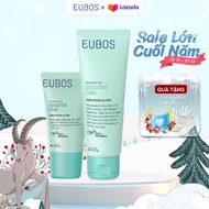 Combo Hai Chai Kem Dưỡng Da Tay Cho Da Nhạy Cảm EUBOS SENSITIVE HAND REPAIR & CARE 75 ml & 25ml