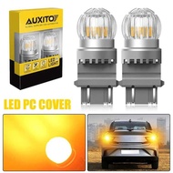 Yy 2Pcs Orange 3157 LED Turn Signal Ba15s 1156 T20 7443 W21/5W 7440 Led Bulbs 1157 P21/5W Brake Rev