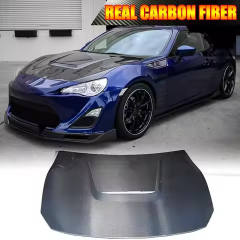 For Toyota GT86 FT86 Subaru BRZ 2013-2020 Real Carbon Engine Hood Bonnet Cover Trim Car Accessories