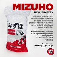 MIZUHO KOI IMPORT High Growth Pakan Koi Floating Pelet Ikan Koi 2 Kg