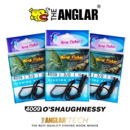 THE ANGLAR - O'SHAUGHNESSY 4009 HOOK PACK BLACK FISHING HOOK