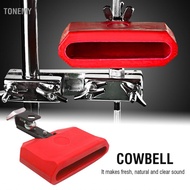 Tonemy ABS Plastic Cowbell Quick Release Mount Drum Stick Baby Toy Kit