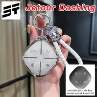 Jetour Dashing crystal style car key cover car keychain Chery Jetour key case Dashing car key holder