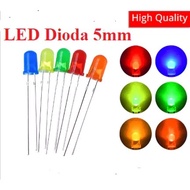 Diffused led diode lamp color F5 5mm 5 mm