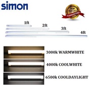 SIMON LED T5 - 1FEET, 2FEET ,3FEET, 4FEET COMPLETE SET (COOL DAYLIGHT / WARM WHITE)