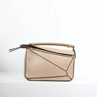 二手Loewe Puzzle Small 沙色款