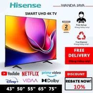 [NEW LAUNCH] Hisense TV 4K UHD SMART TV E6Q (43"/50"/55"/65") Television 电视机