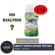 (BUNDLE OF 30) Abbott Nepro Higher Protein (For people on Dialysis)