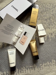 Chanel 全效再生亮白精華、粉底液、洗面乳@試用裝三支