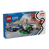 LEGO 60474 City F1 Grid with VCARB & Sauber Race Cars