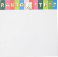 C.R. Gibson CM25-25648 Signature N Squared Random Stuff Jumbo Notepad with 150 Sheets, 8" x 8", Mult