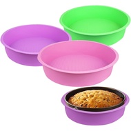 3 Keping Pelindung Loyang Springform, Pelindung Loyang Kek Keju Silikon untuk Loyang Springform 9 in