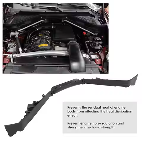 G9-3Pcs Engine Upper Compartment Partition Bulkhead Panel Kit For BMW X5 E70 X6 E71 E72 51717169419 