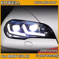 Car Styling for BMW E70 X5 Headlights 2007-2014 E70 Headlamp DRL Turn Signal High Beam Projector Len