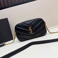 全新靚貨YSL Saint Laurent LouLou 相機包 肩斜背包女款💡包裝齊全，原廠禮盒+防塵袋