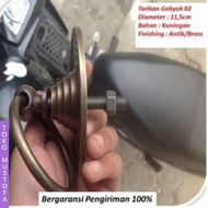 Pintu Rumah Gebyok Kuningan Antik Handle Kupu Tarung Motif 02 juwana