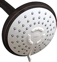 ShowerMaxx, Choice Series, 3 Spray Settings 4 inch Adjustable High Pressure Shower Head, MAXX-imize Your Shower with Showerhead in Oil Rubbed Bronze Finish