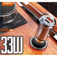 MOXOM MX-VC08 Dual 2 Double Quick Charging 5V 5.4A / 33W Type-C USB-C PD Quick Fast Car Charger Adap
