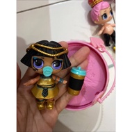 LOL Surprise Dolls Series 3 Pharaoh Babe Opened HTF Confetti pop Preoved/ Used