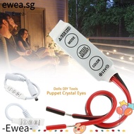 EWEA Mini  Controller, DC 12-24 Female Plug to 4Pin Connector LED Light Strip, 2024 Smart Adaptor 3 Way  Controller Adaptor