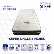 Pure Sleep Tilam Super Single Mattress Dari Kilang Direct Factory Compressed Foam Rebonded(8/10 inch