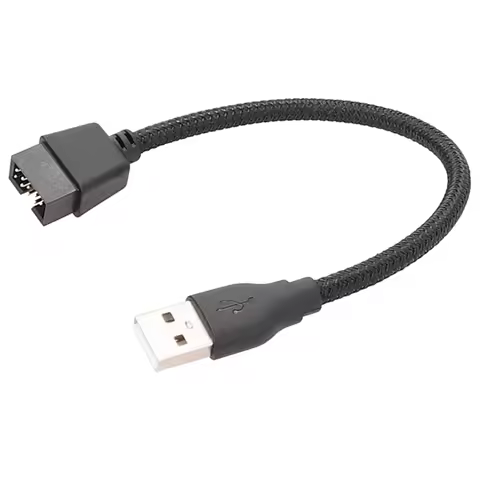 USB A Male to 9Pin Male Mainboard Extension Adapter Cable High Speed Data Transfer Easy to Use