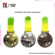 BM-001 Imported Basketball Medals 6.5cm