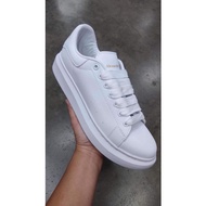 Alexander McQueen Leather Sneaker All White for Women