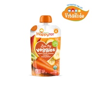Happy Family Happy Tot Love My Veggies - Carrot, Banana, Mango & Sweet Potato, 120 g. (Expiry: 9 Oct