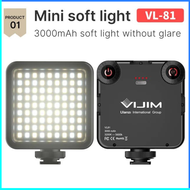 COD VIJIM Lampu LED Video Light Kamera DSLR Mirrorless 5600K 3000mAh VL81 / lampu lighting kamera ds