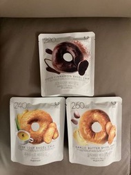 ((現貨)) 韓國🇰🇷Olive Young 熱賣 Delight Project 低卡貝果脆片 (朱古力、粟米湯、蒜香)
