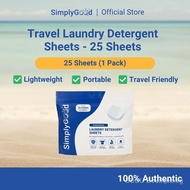 SimplyGood Laundry Detergent Sheet - 25 Sheets Travel Pack