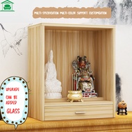 Buddhist Altar Standing Cabinet Offering Altar Shrine Buddha Statue Offering Table Household