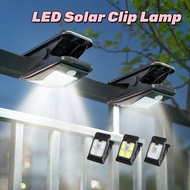 LED Solar Clip Light Solar Outdoor Waterproof Clip Light for Garden Fence Camping Tent Garage