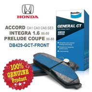Original Bendix [DB429GCT] Front Brake Pad - Honda Accord CA1 CA2 CA3 Inspire CA1 CA2 CA3 Integra DA