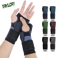 TAYLOR1 Hand Guard Gloves, Tendinitis Lightweight Sports Palm Wrist Guard, Compression Gloves Portable Nylon Adjustable Wrist Protectors Band Sports Training