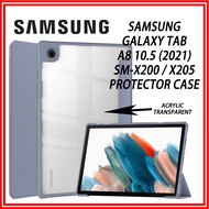 Samsung Tab A8 2021 PerantiSiswa Transparent Flip Case Cover Samsung Galaxy Tab A8 2021 Clear Casing