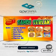 Print Seblak Sandi Banners