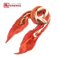 愛馬仕褶皺方巾 褶皺方形圍巾 第三千年微笑圍巾