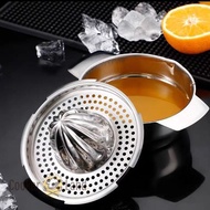 Stainless Steel Manual Hand Press Squeezer Fruit Lime Lemon Orange Juice Maker With Bowl Household Use