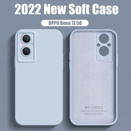 Soft Case for OPPO Reno 7Z 5G/Reno 7 Pro 5G/Reno 8Z 5G New Original Phone Case Liquid Silicone Design Casing Shockproof Camera Lens Protector Back Cover Reno7 Z 5G/Reno7 Pro 5G/Reno8 Z 5G -E2