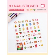 Cartoon nail sticker luminous nail decoration sticker children nail art stickers nail decoration