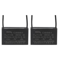 YOKIVE 2Pcs Ceiling Fan Capacitor CBB61, Metallized Polypropylene Film Capacitor Great for Fans Pump