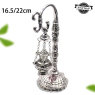 M/L Hanging Censer Christian Alloy Thurible Vintage Church Altar Decor Indoor Outdoor Incense Burner