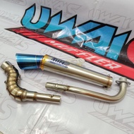 Nlk conical open specs exhaust Pipe for Wave 125 Xrm 110/125 Wave 100/110/115 Rs125 Fury 125 Smash 1