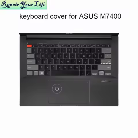 M7400 Laptop Keyboard Cover Clear TPU for Asus Vivobook Pro 14X M7400Q M7400QE M7400QC Protective Du