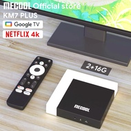 MECOOL TV Box KM7 PLUS 2GB DDR4 16GB Android 11 4K Amlogic HDR10 2.4G/5G WIFI Prefix Newest TVBOX