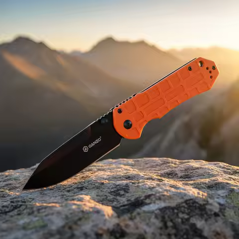 Ganzo G7453 G7453P Firebird FBKNIFE F7453 58-60HRC 440C G10 Handle Pocket Folding Knife Outdoor Camp