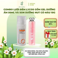 Lycos lazy night cream Combo includes 1 moisturizing gel 50ml and 1 nut lipstick 10g to help skin be
